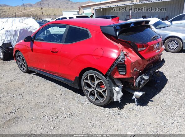 KMHT36AH5KU001020 2019 HYUNDAI VELOSTER Red Rear left