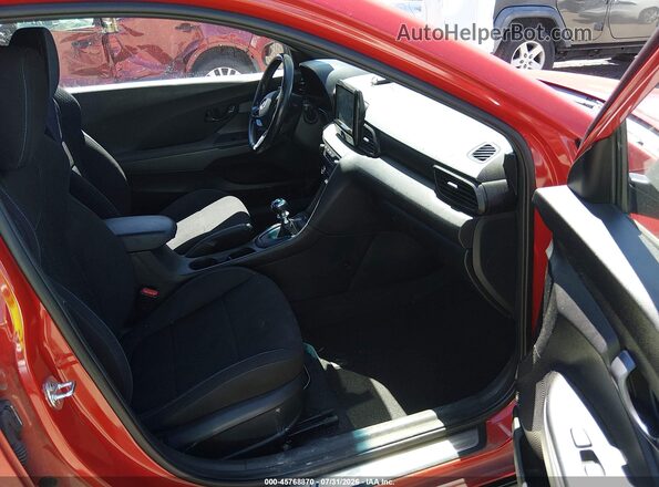 KMHT36AH5KU001020 2019 HYUNDAI VELOSTER Red Front interior view