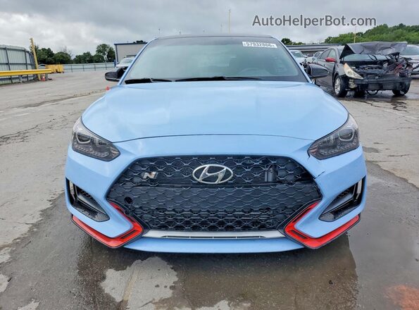 KMHT36AH7LU004938 2020 HYUNDAI VELOSTER Blue Widok z przodu