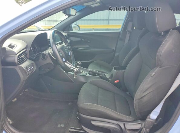 KMHT36AH7LU004938 2020 HYUNDAI VELOSTER Blue Widok wnętrza z przodu