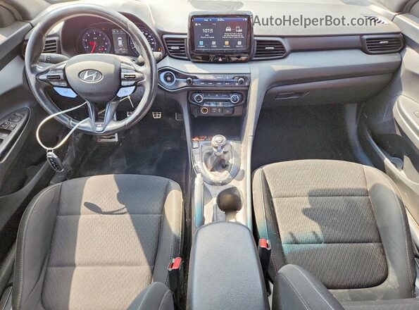 KMHT36AH8KU002470 2019 HYUNDAI VELOSTER Black Widok deski rozdzielczej