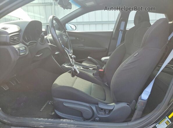 KMHT36AH8LU003846 2020 HYUNDAI VELOSTER Black წინა სალონის ხედი