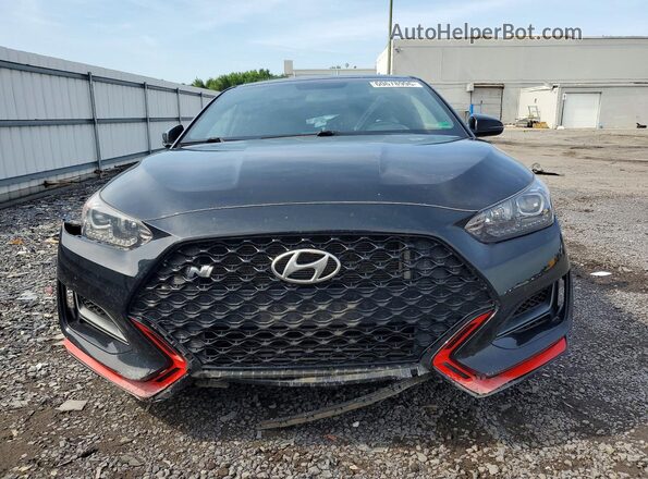 KMHT36AH8LU003846 2020 HYUNDAI VELOSTER Black წინა ხედი