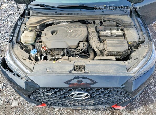 KMHT36AH8LU003846 2020 HYUNDAI VELOSTER Black უკანა სალონის ხედი