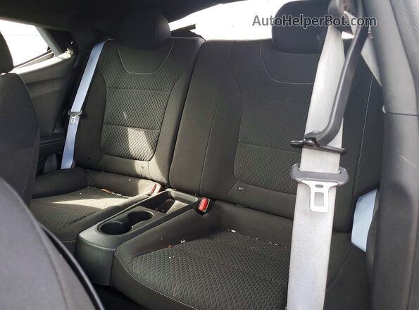 KMHT36AH8LU003846 2020 HYUNDAI VELOSTER Black უკანა სავარძლების ხედი