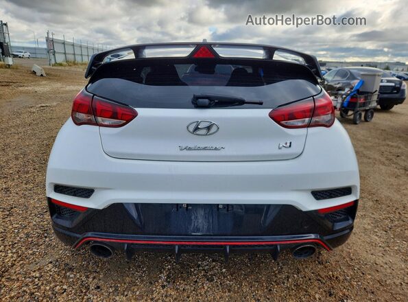 KMHT36AHXMU010685 2021 HYUNDAI VELOSTER White უკანა ხედი