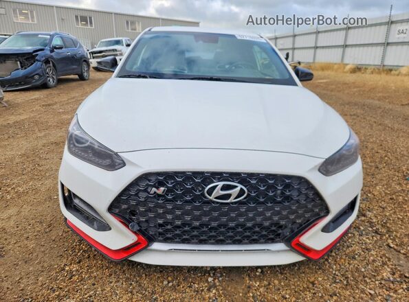 KMHT36AHXMU010685 2021 HYUNDAI VELOSTER White წინა ხედი
