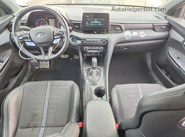 KMHT36AHXMU010685 2021 HYUNDAI VELOSTER White წინა პანელის ხედი