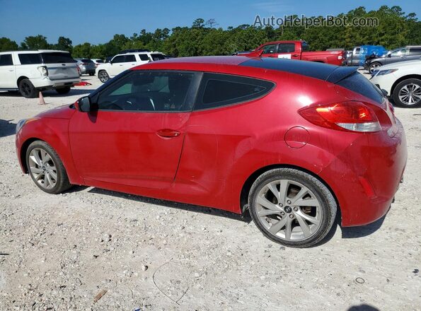 KMHTC6AD0GU263502 2016 HYUNDAI VELOSTER Red Задня ліва чверть