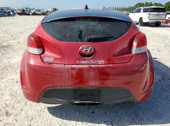 KMHTC6AD0GU263502 2016 HYUNDAI VELOSTER Red Вид ззаду