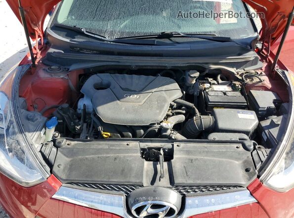 KMHTC6AD0GU263502 2016 HYUNDAI VELOSTER Red Вид задньої частини салону