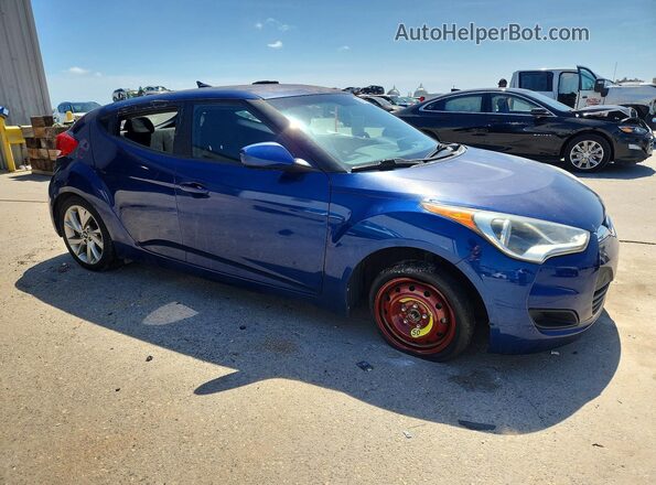 KMHTC6AD0GU282325 2016 HYUNDAI VELOSTER Blue Przód prawy