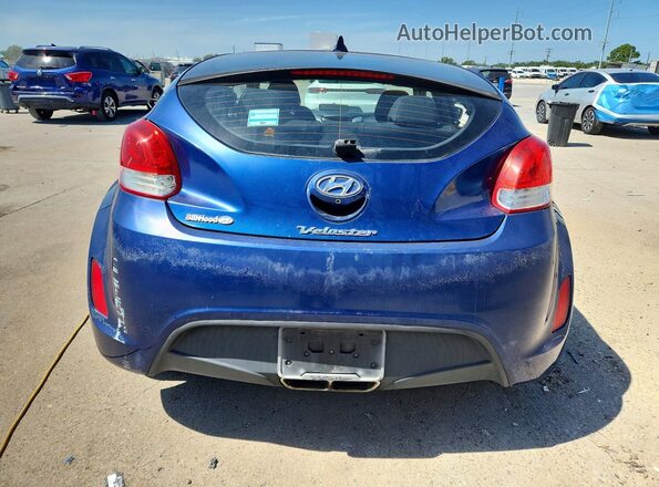 KMHTC6AD0GU282325 2016 HYUNDAI VELOSTER Blue Widok z tyłu