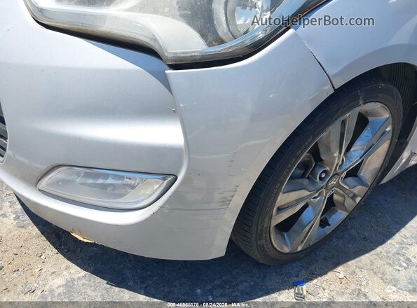 KMHTC6AD0GU285449 2016 HYUNDAI VELOSTER Silver Vista frontal