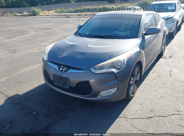 KMHTC6AD0GU289453 2016 HYUNDAI VELOSTER Gray Դիմացի տեսք