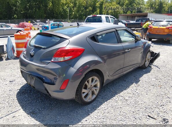 KMHTC6AD0HU306642 2017 HYUNDAI VELOSTER Gray Հետևի աջ