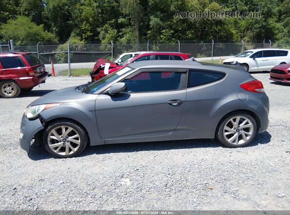 KMHTC6AD0HU306642 2017 HYUNDAI VELOSTER Gray Սալոնի 360 աստիճան տեսք