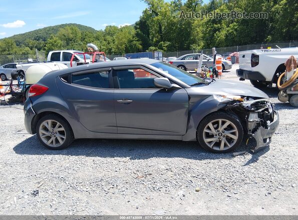 KMHTC6AD0HU306642 2017 HYUNDAI VELOSTER Gray Սալոնի հետևի տեսք