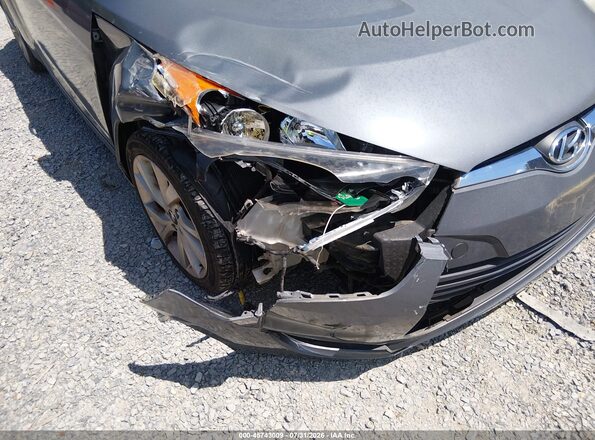 KMHTC6AD0HU306642 2017 HYUNDAI VELOSTER Gray Դիմացի տեսք