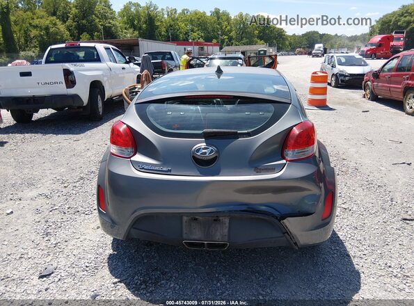 KMHTC6AD0HU306642 2017 HYUNDAI VELOSTER Gray 