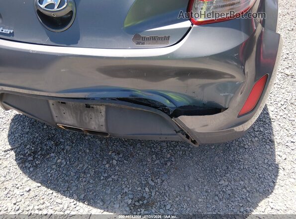 KMHTC6AD0HU306642 2017 HYUNDAI VELOSTER Gray 