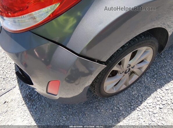 KMHTC6AD0HU306642 2017 HYUNDAI VELOSTER Gray 