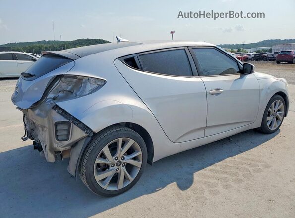 KMHTC6AD0HU319424 2017 HYUNDAI VELOSTER Silver უკანა მარჯვენა