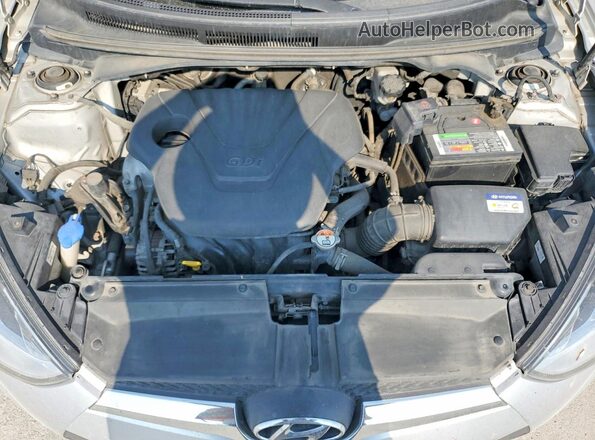 KMHTC6AD0HU319424 2017 HYUNDAI VELOSTER Silver უკანა სალონის ხედი