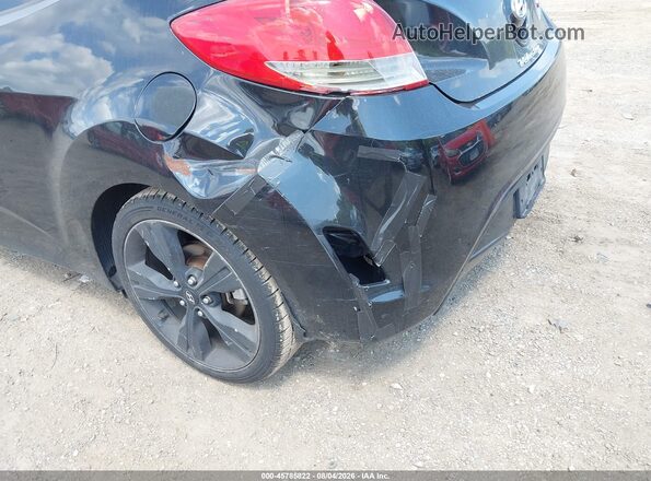 KMHTC6AD0HU320167 2017 HYUNDAI VELOSTER Black Widok z przodu