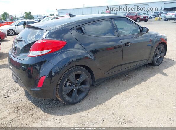 KMHTC6AD0HU320167 2017 HYUNDAI VELOSTER Black Tył prawy