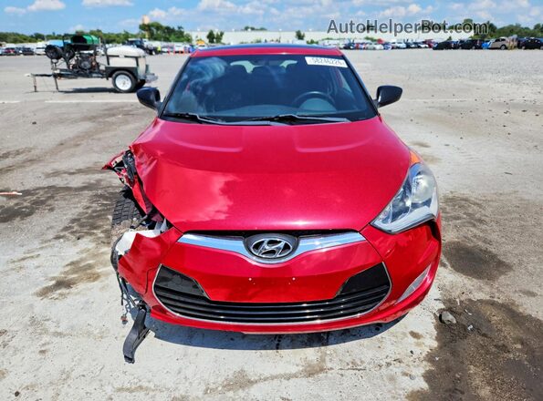 KMHTC6AD0HU320492 2017 HYUNDAI VELOSTER Красный Вид спереди