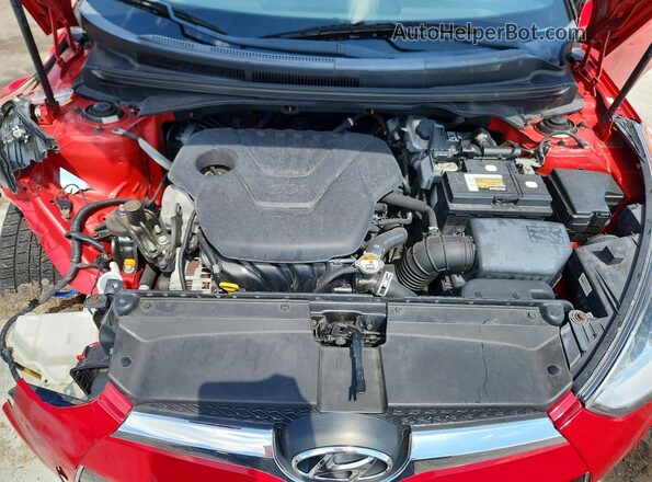 KMHTC6AD0HU320492 2017 HYUNDAI VELOSTER Красный Вид задней части салона