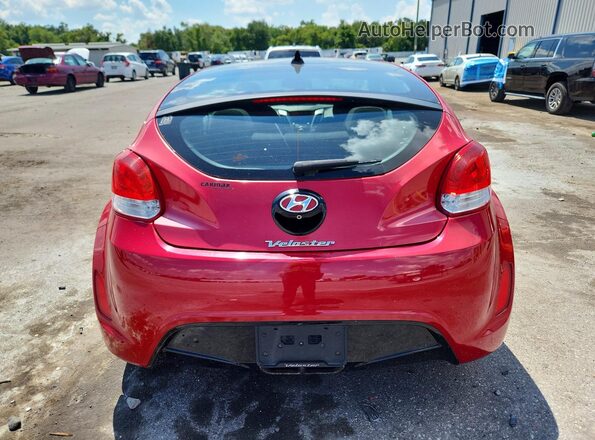 KMHTC6AD0HU320492 2017 HYUNDAI VELOSTER Красный Вид сзади