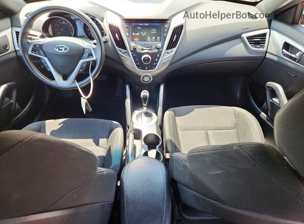 KMHTC6AD0HU320492 2017 HYUNDAI VELOSTER Красный Вид панели приборов