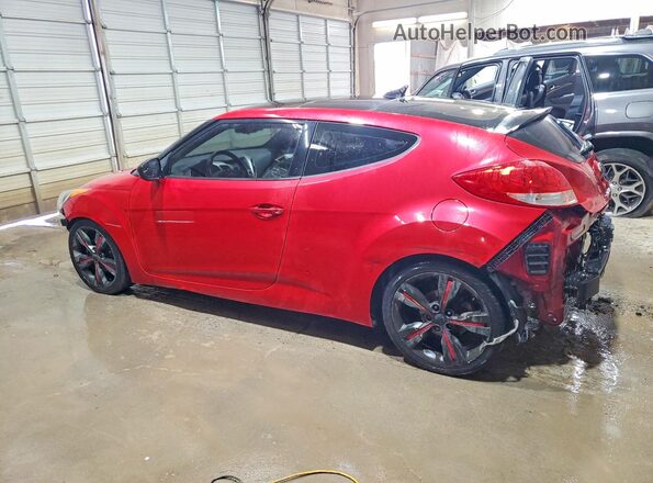 KMHTC6AD0HU321092 2017 HYUNDAI VELOSTER Red Trasero izquierdo