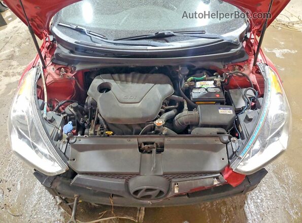 KMHTC6AD0HU321092 2017 HYUNDAI VELOSTER Red Vista del compartimento del motor