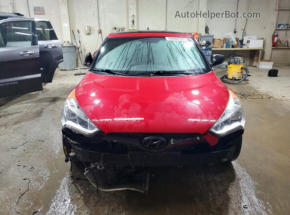 KMHTC6AD0HU321092 2017 HYUNDAI VELOSTER Red Vista frontal