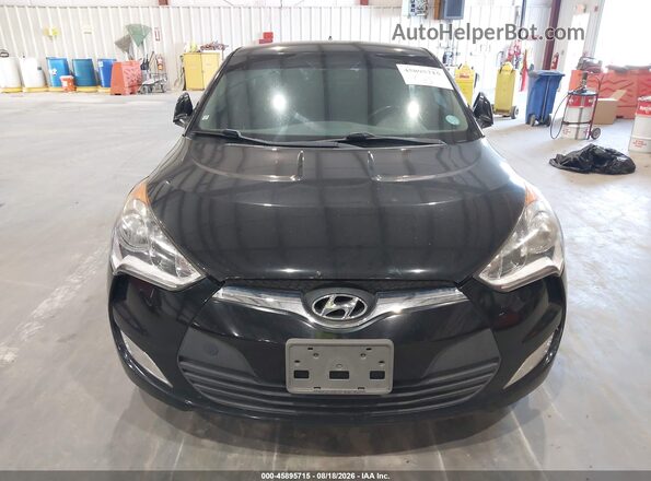 KMHTC6AD0HU322582 2017 HYUNDAI VELOSTER Black წინა ხედი