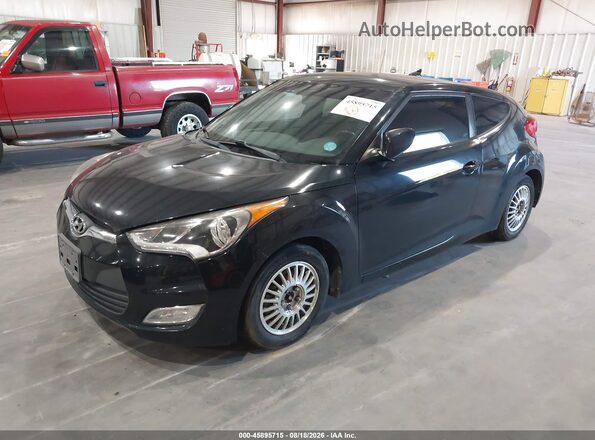 KMHTC6AD0HU322582 2017 HYUNDAI VELOSTER Black წინა მარცხენა ხედი სამი მეოთხედიდან