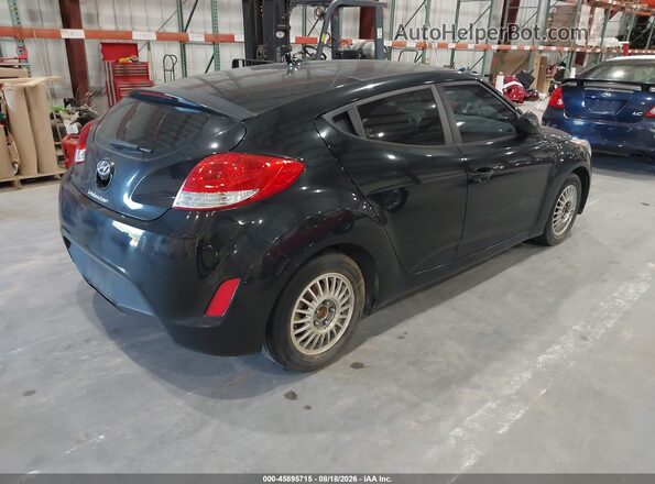 KMHTC6AD0HU322582 2017 HYUNDAI VELOSTER Black უკანა მარჯვენა