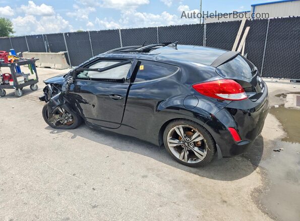 KMHTC6AD0HU324140 2017 HYUNDAI VELOSTER Black უკანა მარცხენა