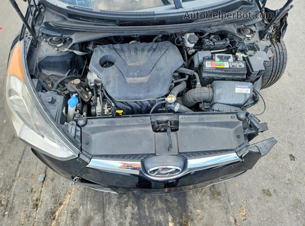 KMHTC6AD0HU324140 2017 HYUNDAI VELOSTER Black უკანა სალონის ხედი