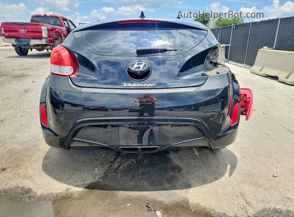 KMHTC6AD0HU324140 2017 HYUNDAI VELOSTER Black უკანა ხედი