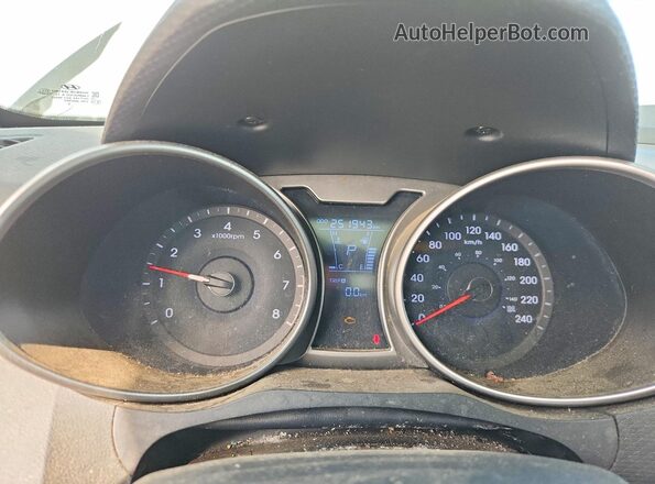 KMHTC6AD1GU261466 2016 HYUNDAI VELOSTER White Вид щитка приладів