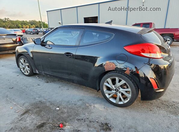 KMHTC6AD1GU276467 2016 HYUNDAI VELOSTER Black Trasero izquierdo