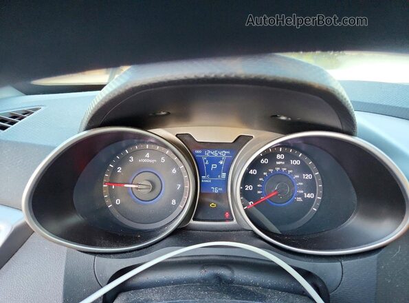 KMHTC6AD1GU276467 2016 HYUNDAI VELOSTER Black Vista del cuadro de instrumentos