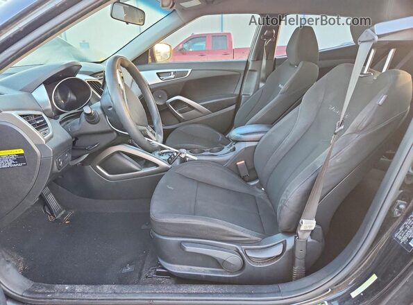 KMHTC6AD1GU276467 2016 HYUNDAI VELOSTER Black Vista interior delantera