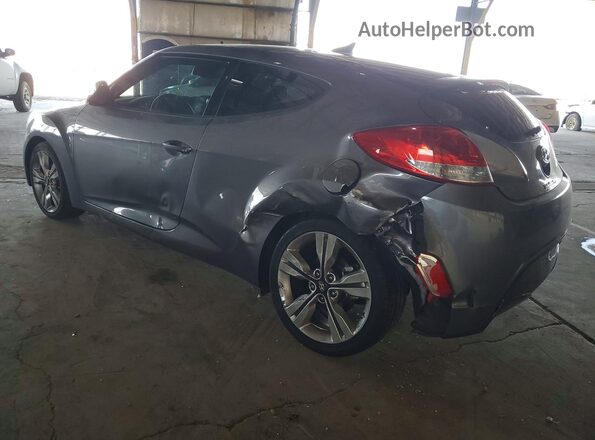 KMHTC6AD2GU253313 2016 HYUNDAI VELOSTER Gray Trasero izquierdo