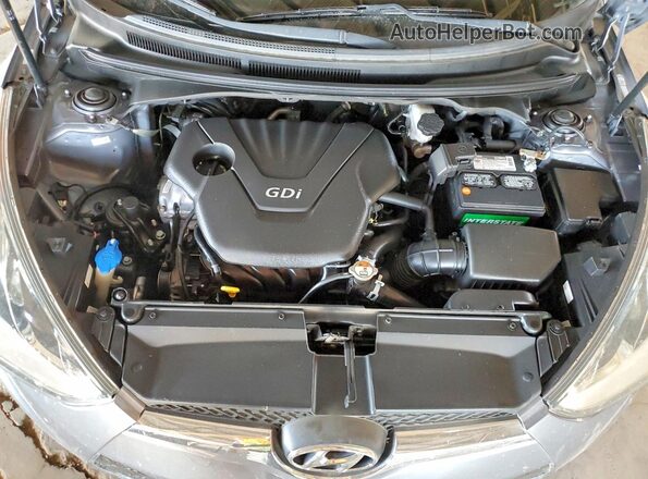 KMHTC6AD2GU253313 2016 HYUNDAI VELOSTER Gray Vista interior trasera