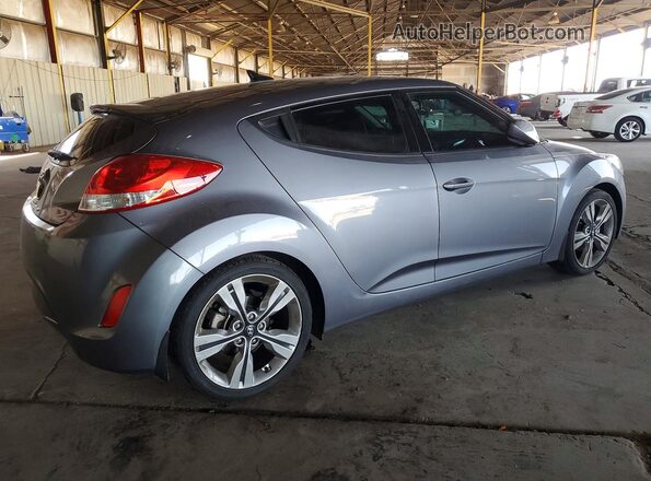 KMHTC6AD2GU253313 2016 HYUNDAI VELOSTER Gray Trasero derecho